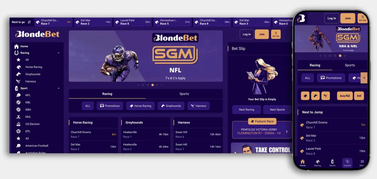 BlondeBet screenshot
